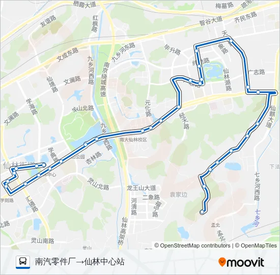 325路 Bus Line Map