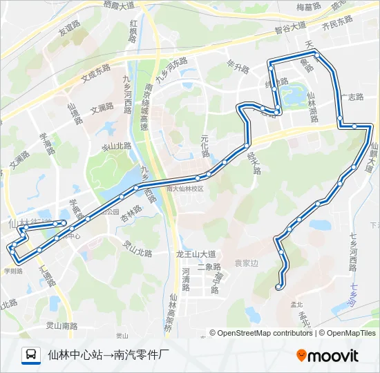325路 Bus Line Map