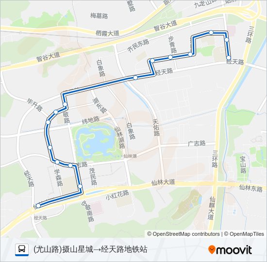 公交328路的线路图