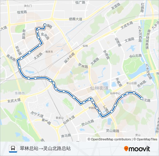 公交330路的线路图