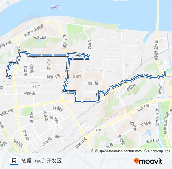 332路 bus Line Map