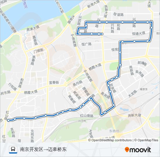 公交333路的線路圖