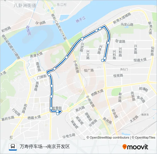 336路 Bus Line Map