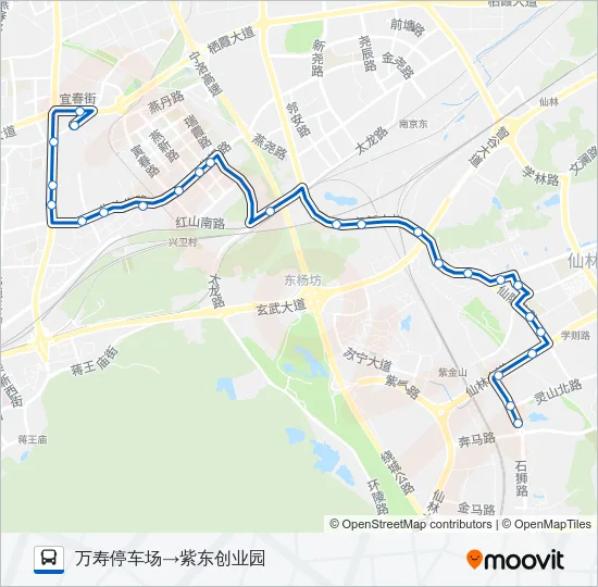 337路 Bus Line Map
