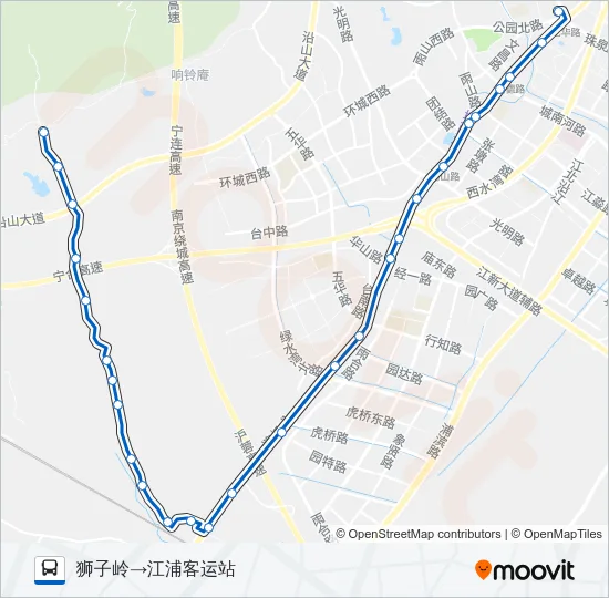 400路 Bus Line Map