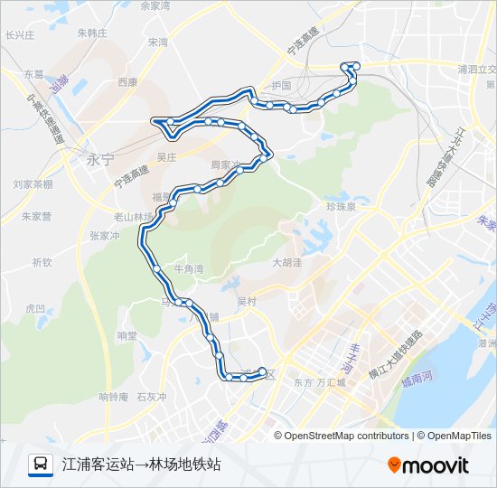 公交401路的线路图