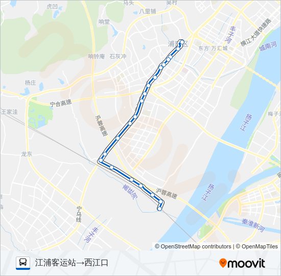 公交402路的线路图