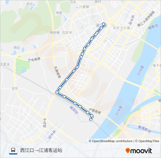 公交402路的线路图