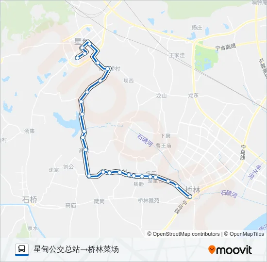 公交408路的线路图