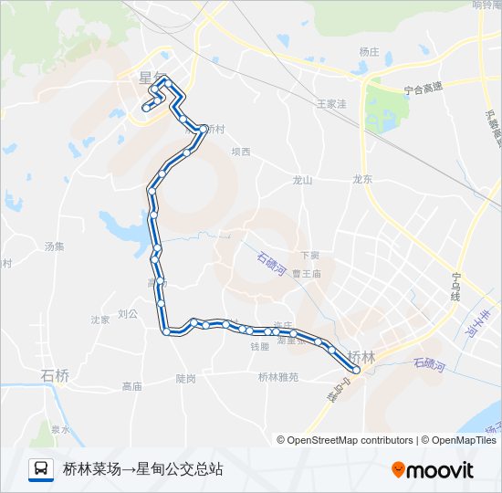 公交408路的线路图