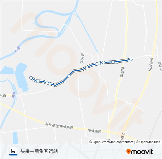 公交440路的线路图