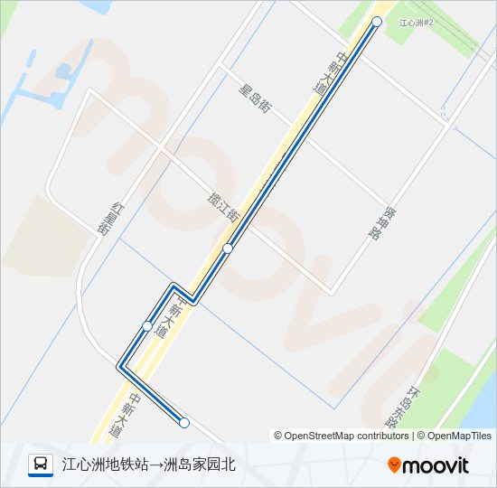 公交486路的线路图