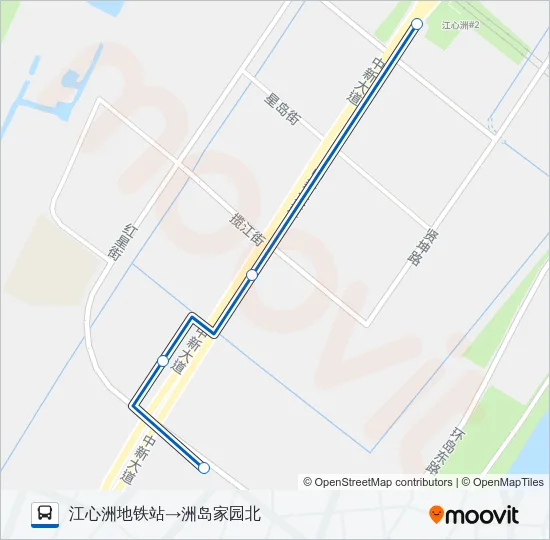 486路 Bus Line Map