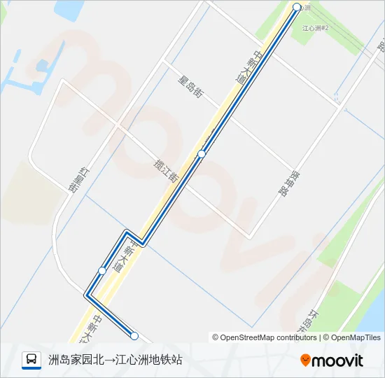 486路 Bus Line Map