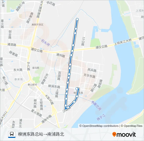 487路 Bus Line Map