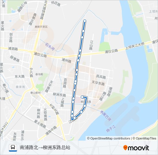 公交487路的线路图