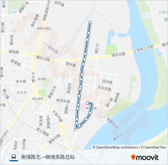 487路 Bus Line Map