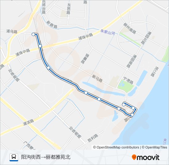 公交488路的线路图