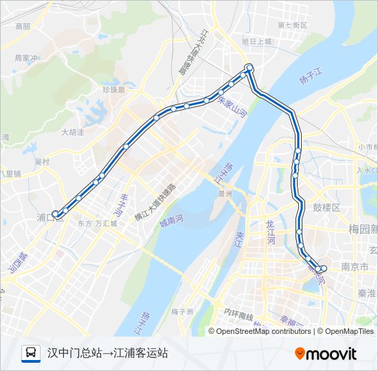 511路公交车路线图图片