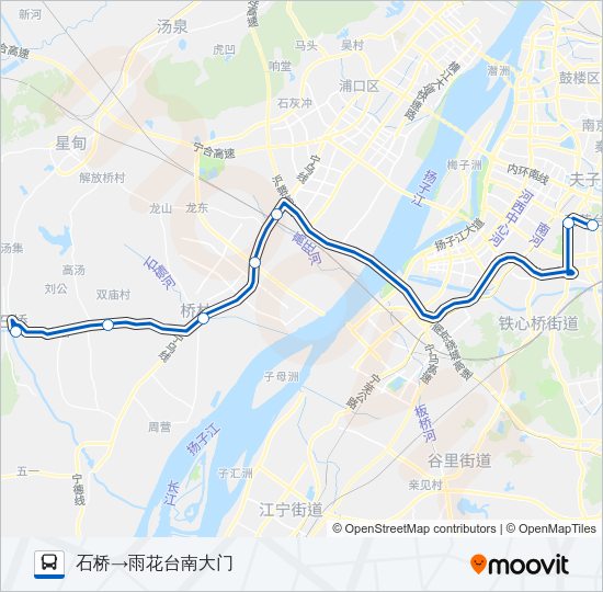 公交515路的线路图
