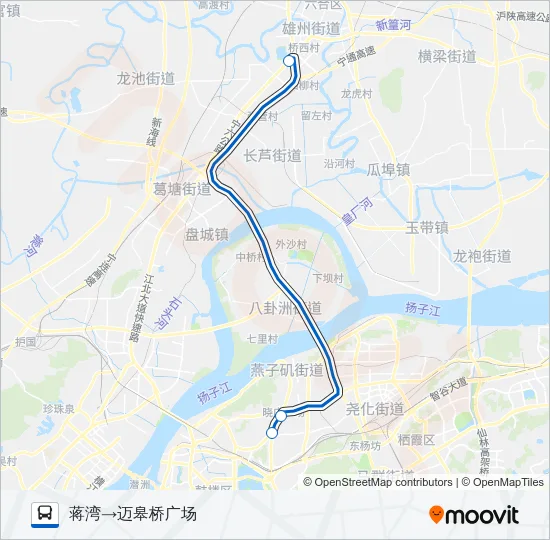 520路 Bus Line Map