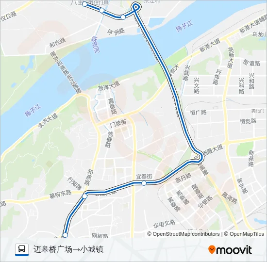 523路 Bus Line Map