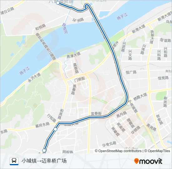 523路 Bus Line Map
