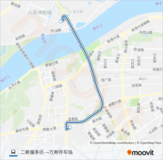 524路 Bus Line Map