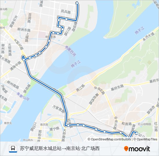 536路 bus Line Map