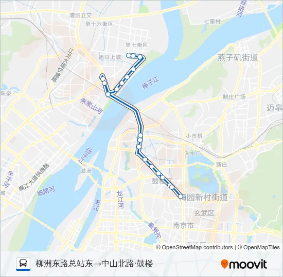 551路 Bus Line Map
