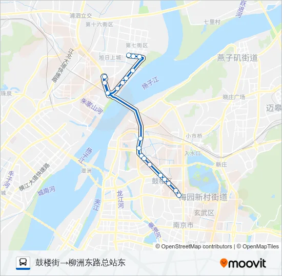 551路 Bus Line Map