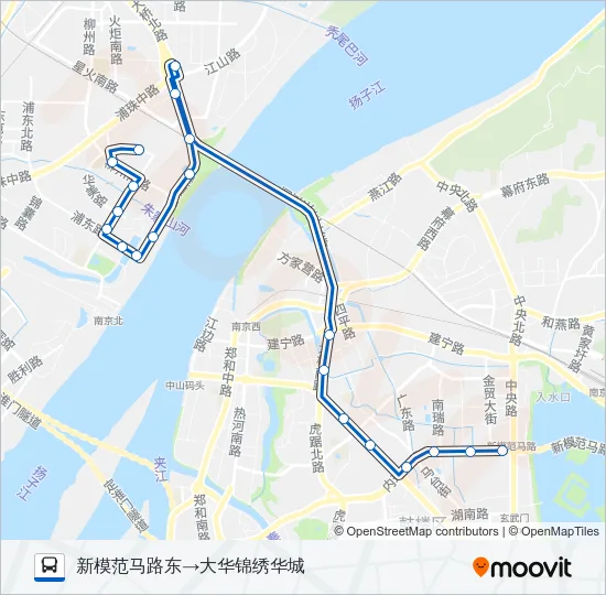 556路 Bus Line Map