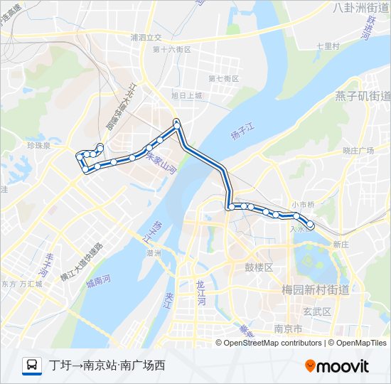 公交557路的线路图