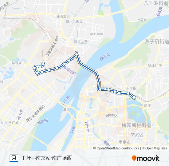 557路 Bus Line Map