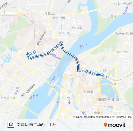 557路 Bus Line Map