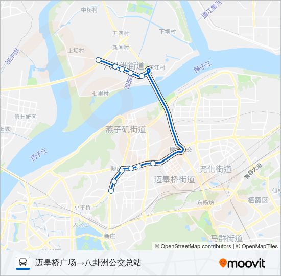 567路 bus Line Map