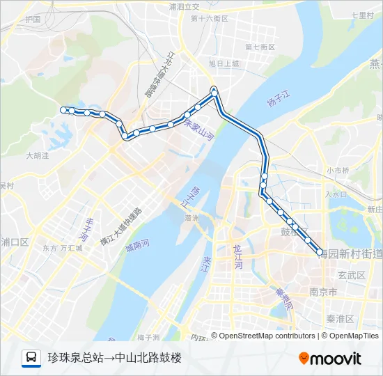 568路 Bus Line Map