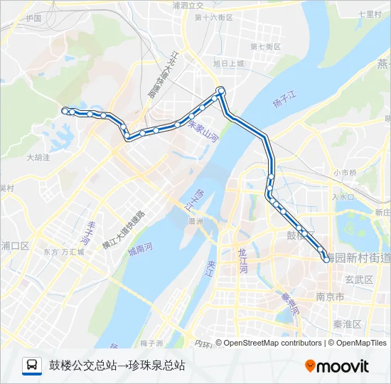 568路 Bus Line Map