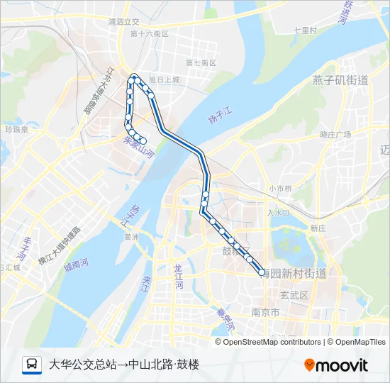 569路 Bus Line Map