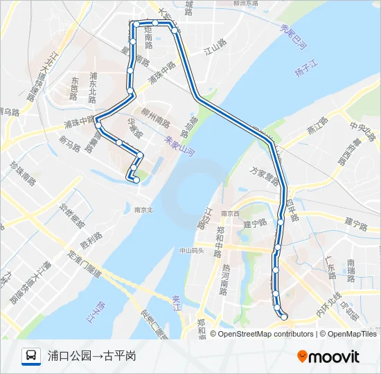 572路 Bus Line Map