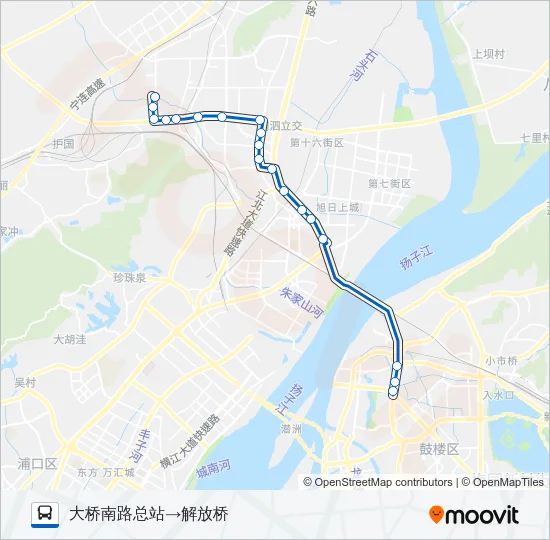 574路 Bus Line Map