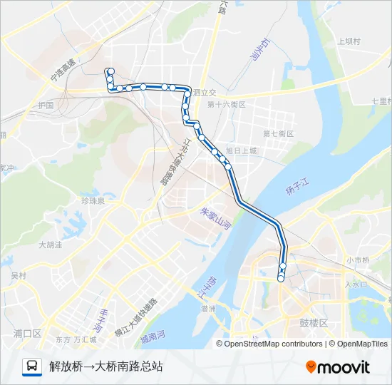 574路 Bus Line Map