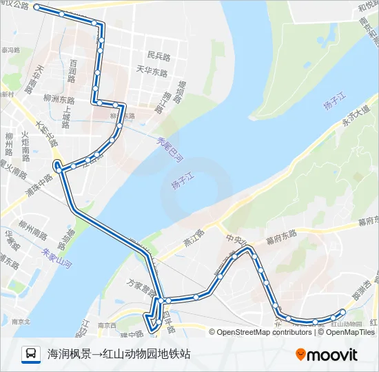 575路 Bus Line Map