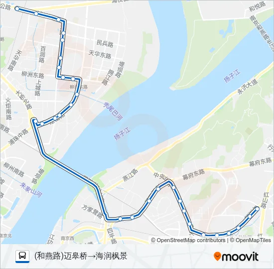 575路 Bus Line Map