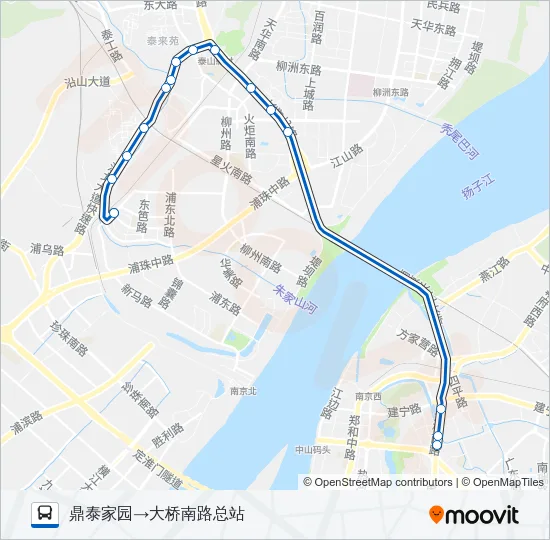 583路 Bus Line Map