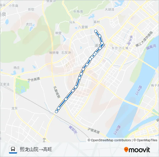 601路 Bus Line Map