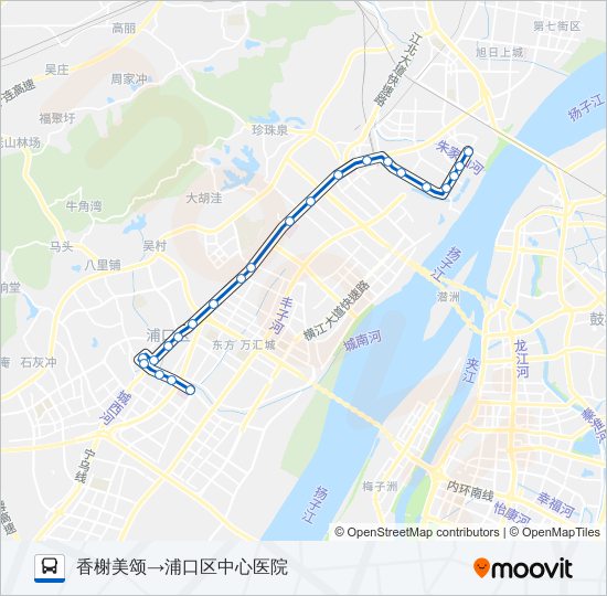 公交603路的线路图