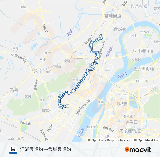 605路 Bus Line Map