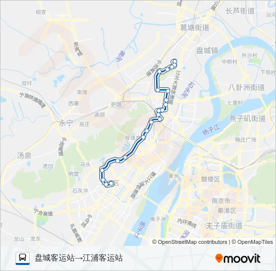 605路 Bus Line Map