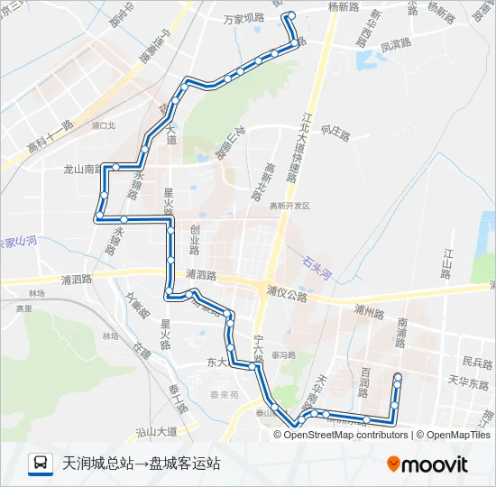 606路 Bus Line Map